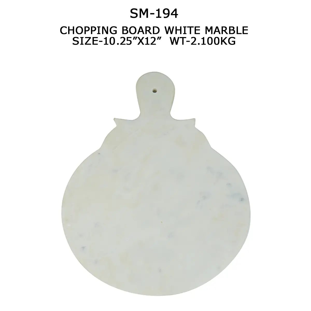 CHOPPING BOARD WHITE MARBLE